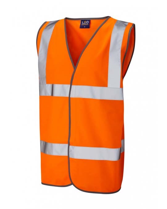 LEO WORKWEAR TARKA ISO 20471 Cl 2 Waistcoat